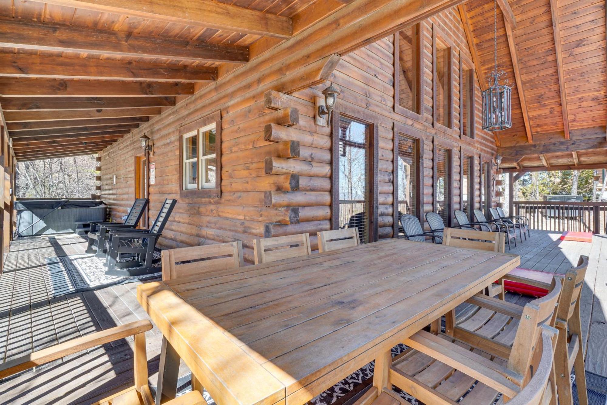Sevierville Cabin With Deck Minutes To Pigeon Forge エクステリア 写真